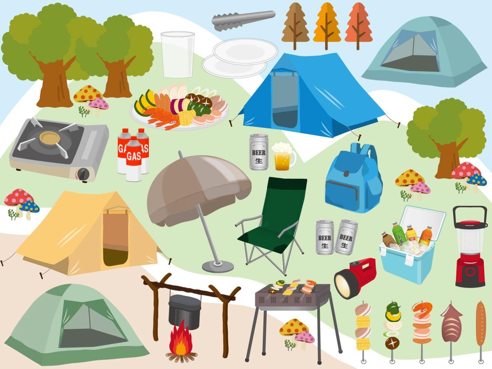 Imágenes Prediseñadas para acampar